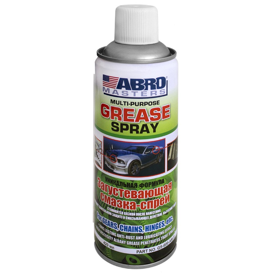 Смазка универсальная "ABRO" MASTERS (272 г) (спрей) (загустевающая) - ABRO None None